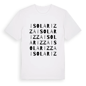Isola Rizza ordlek t-shirt – ekologisk bomull t-shirt från Pinshirt