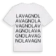 Lavagno ordlek t-shirt