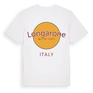 Longarone cirkel t-shirt – ekologisk bomull t-shirt från Pinshirt