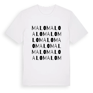 Malo ordlek t-shirt – ekologisk bomull t-shirt från Pinshirt