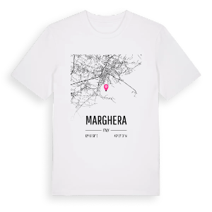 Marghera karta t-shirt – ekologisk bomull t-shirt från Pinshirt