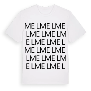 Mel ordlek t-shirt – ekologisk bomull t-shirt från Pinshirt