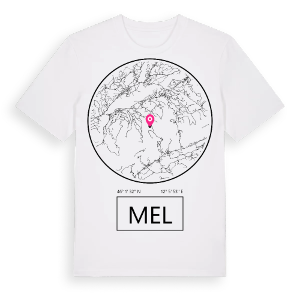 Mel t-shirt – ekologisk bomull t-shirt från Pinshirt