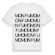 Monfumo ordlek t-shirt