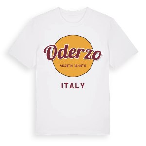Oderzo cirkel t-shirt – ekologisk bomull t-shirt från Pinshirt