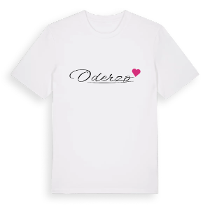 Oderzo hjärta t-shirt – ekologisk bomull t-shirt från Pinshirt