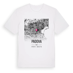 Padova karta t-shirt – ekologisk bomull t-shirt från Pinshirt