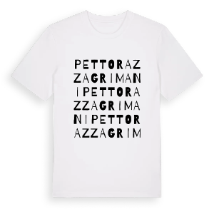 Pettorazza Grimani ordlek t-shirt – ekologisk bomull t-shirt från Pinshirt