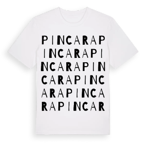 Pincara ordlek t-shirt – ekologisk bomull t-shirt från Pinshirt
