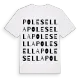 Polesella ordlek t-shirt