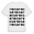 Ponso ordlek t-shirt
