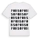 Ponso ordlek t-shirt