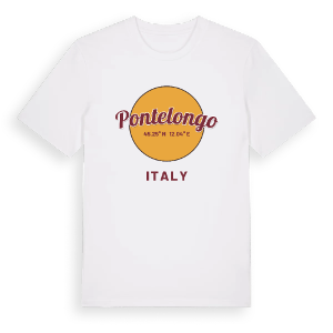 Pontelongo cirkel t-shirt – ekologisk bomull t-shirt från Pinshirt