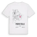 Porto Tolle karta t-shirt