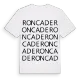 Roncade ordlek t-shirt