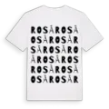 Rosà ordlek t-shirt