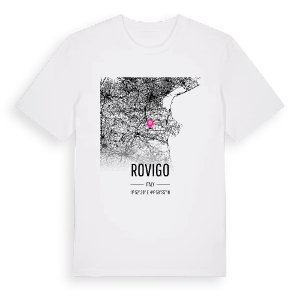 Rovigo karta t-shirt – ekologisk bomull t-shirt från Pinshirt
