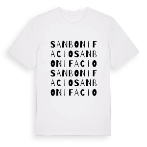San Bonifacio ordlek t-shirt – ekologisk bomull t-shirt från Pinshirt