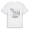 San Vincenzo karta t-shirt