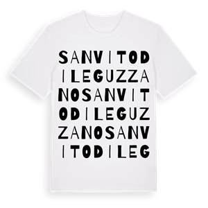 San Vito di Leguzzano ordlek t-shirt – ekologisk bomull t-shirt från Pinshirt