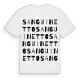 Sanguinetto ordlek t-shirt