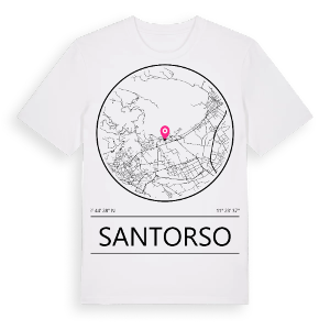 Santorso t-shirt – ekologisk bomull t-shirt från Pinshirt