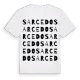 Sarcedo ordlek t-shirt