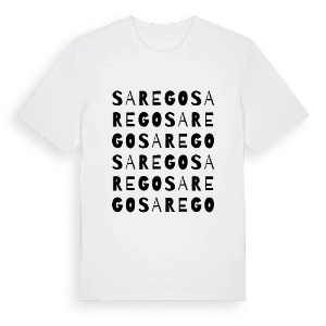 Sarego ordlek t-shirt – ekologisk bomull t-shirt från Pinshirt