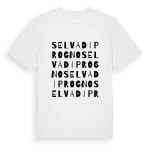Selva di Progno ordlek t-shirt – ekologisk bomull t-shirt från Pinshirt