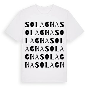 Solagna ordlek t-shirt – ekologisk bomull t-shirt från Pinshirt
