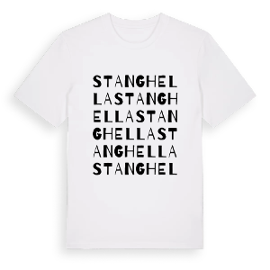 Stanghella ordlek t-shirt – ekologisk bomull t-shirt från Pinshirt