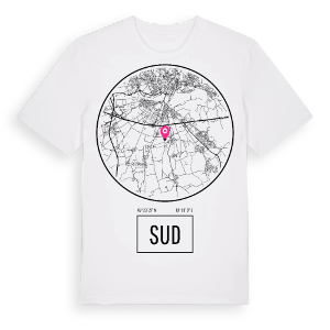 Sud t-shirt – ekologisk bomull t-shirt från Pinshirt