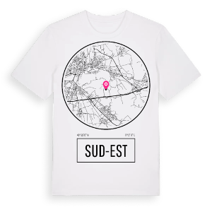 Sud-Est t-shirt – ekologisk bomull t-shirt från Pinshirt