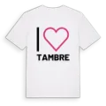 Jag älskar Tambre t-shirt stort tryck