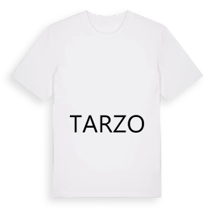 Jag älskar Tarzo t-shirt stort tryck – ekologisk bomull t-shirt från Pinshirt