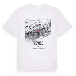 Treviso karta t-shirt – ekologisk bomull t-shirt från Pinshirt