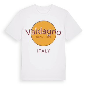 Valdagno cirkel t-shirt – ekologisk bomull t-shirt från Pinshirt