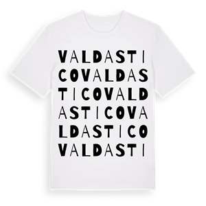 Valdastico ordlek t-shirt – ekologisk bomull t-shirt från Pinshirt