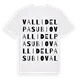 Valli del Pasubio ordlek t-shirt