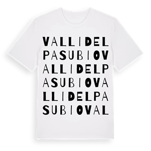 Valli del Pasubio ordlek t-shirt – ekologisk bomull t-shirt från Pinshirt