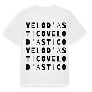Velo d'Astico ordlek t-shirt – ekologisk bomull t-shirt från Pinshirt