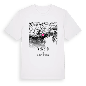 Veneto karta t-shirt – ekologisk bomull t-shirt från Pinshirt