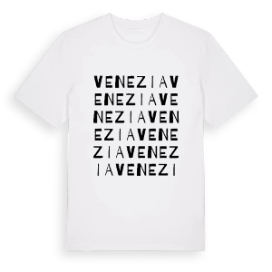 Venezia ordlek t-shirt – ekologisk bomull t-shirt från Pinshirt
