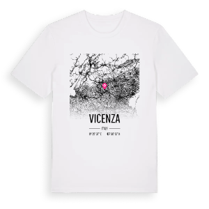 Vicenza karta t-shirt – ekologisk bomull t-shirt från Pinshirt
