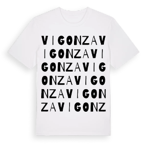 Vigonza ordlek t-shirt – ekologisk bomull t-shirt från Pinshirt