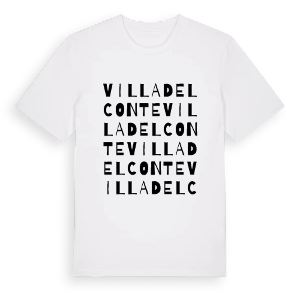 Villa del Conte ordlek t-shirt – ekologisk bomull t-shirt från Pinshirt