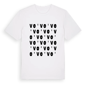 Vo' ordlek t-shirt – ekologisk bomull t-shirt från Pinshirt