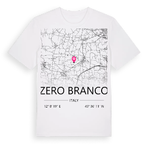 Zero Branco karta t-shirt – ekologisk bomull t-shirt från Pinshirt