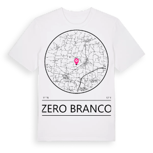 Zero Branco t-shirt – ekologisk bomull t-shirt från Pinshirt
