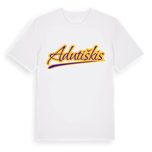 Adutiškis baseball t-shirt – ekologisk bomull t-shirt från Pinshirt